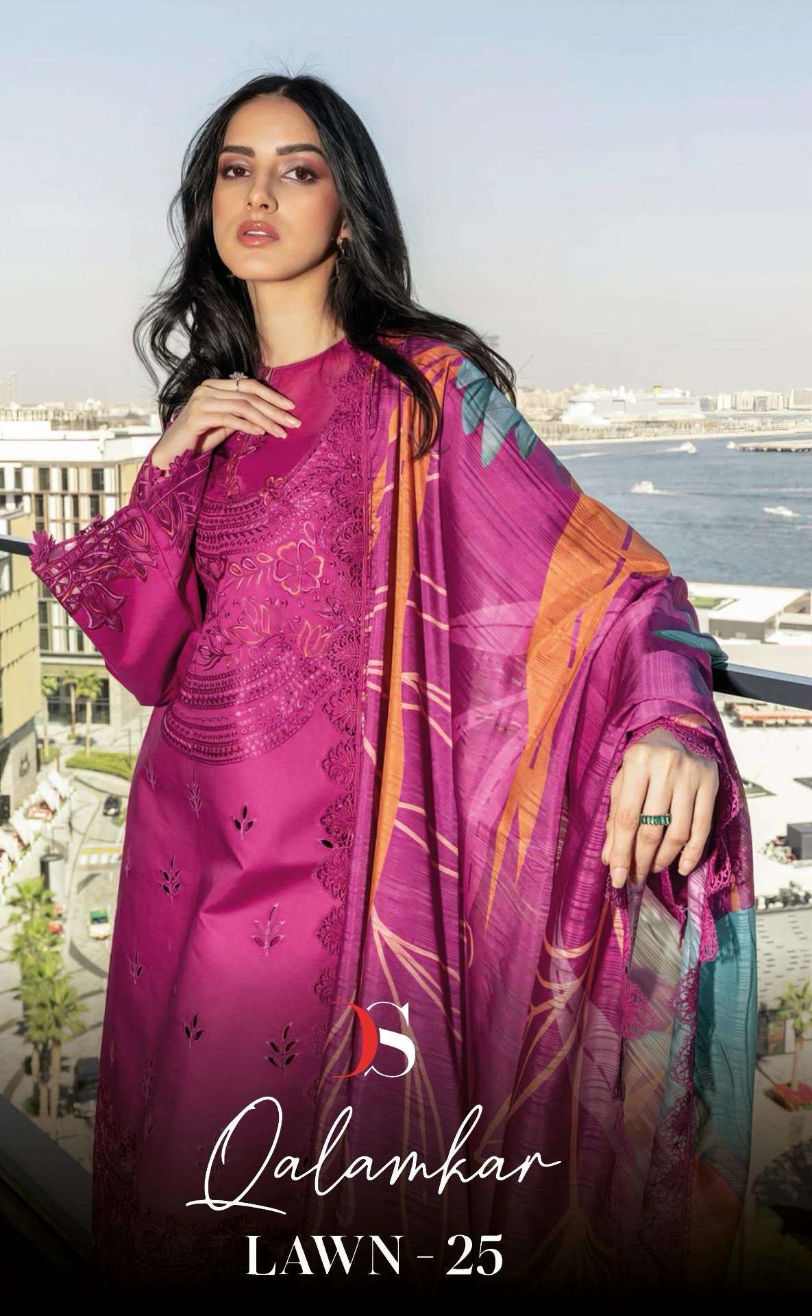 Qalamkar Lawn-25 by DEEPSY SUITS 